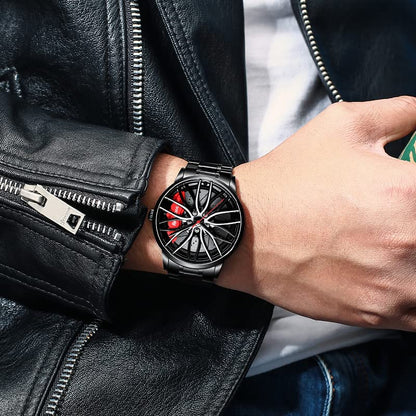 Stereoscopic Car Wheel Watch